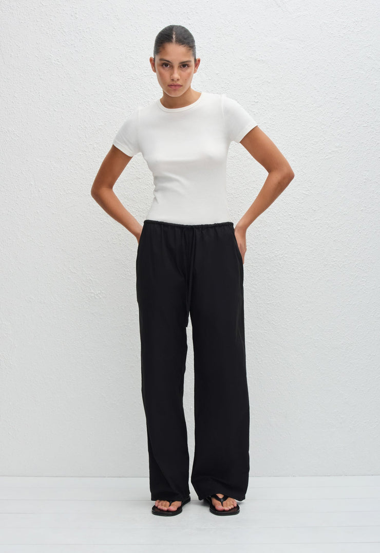 Drawcord Pant - Black - Matteau