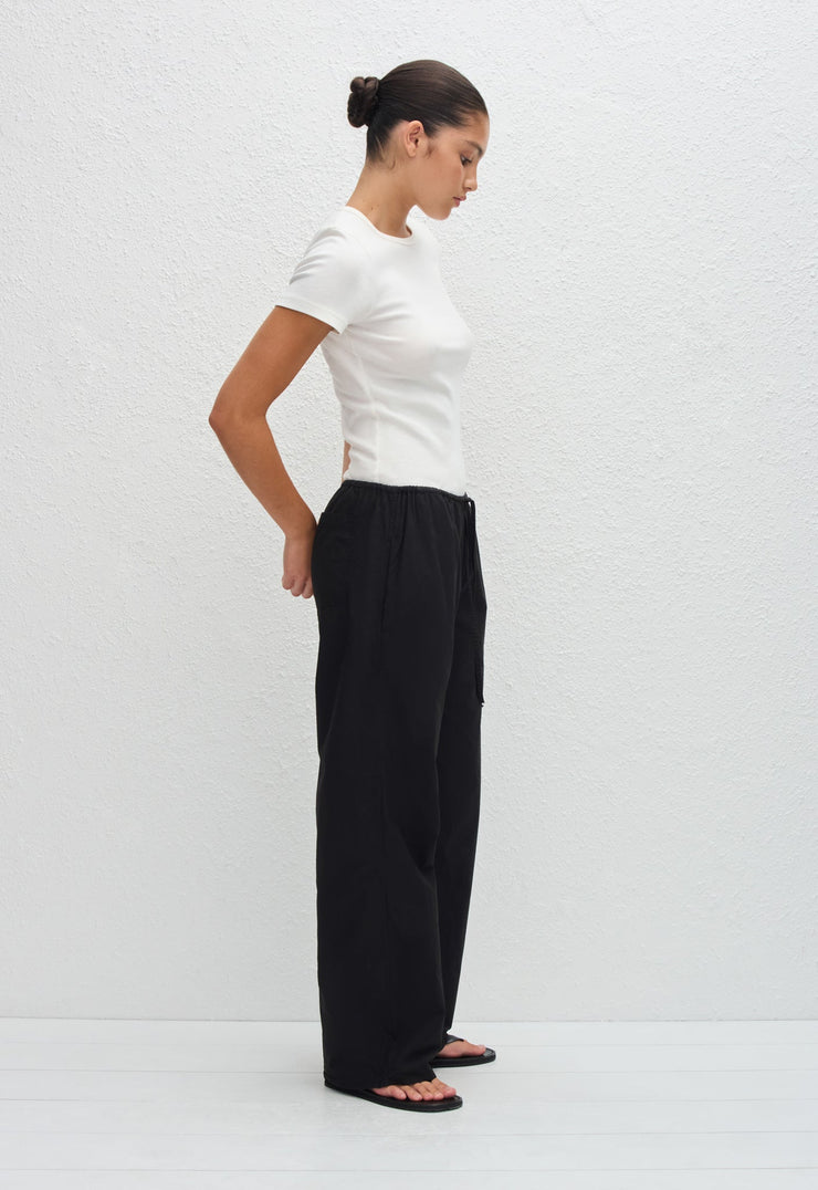 Drawcord Pant - Black - Matteau