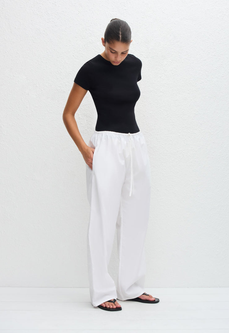 Drawcord Pant - White - Matteau
