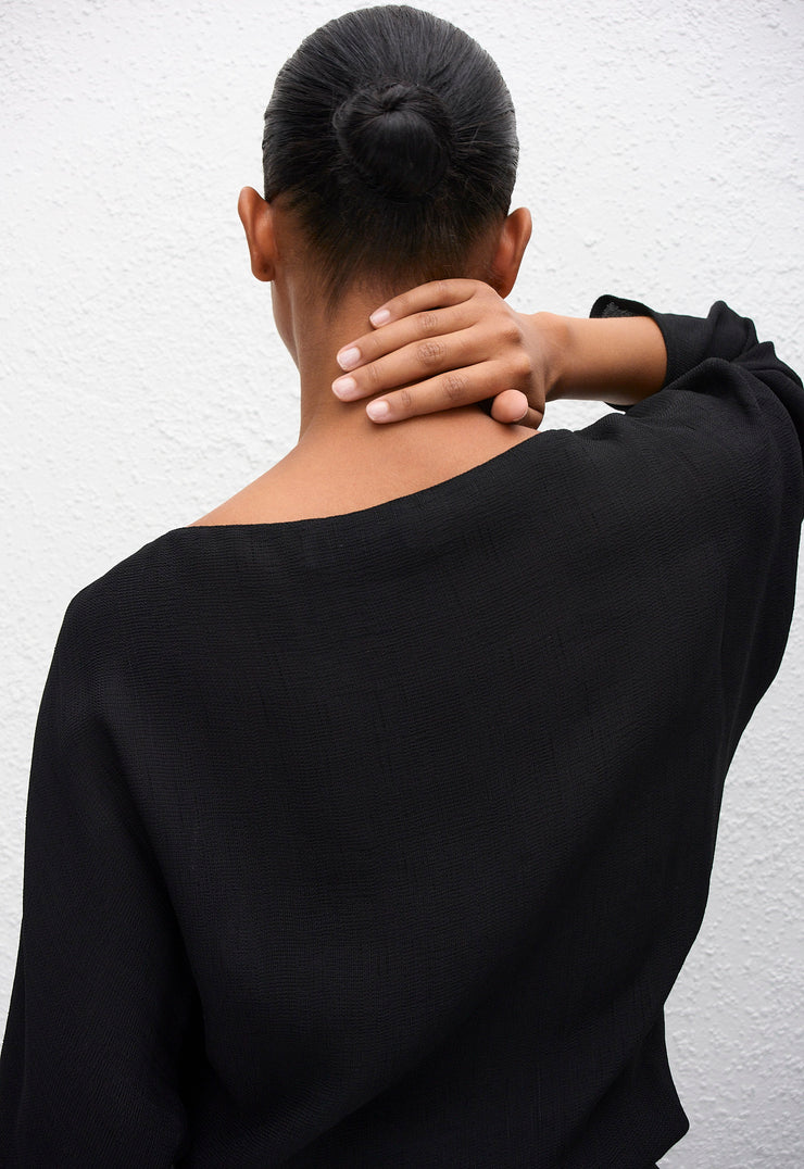 Dolman Blouse - Black - Matteau