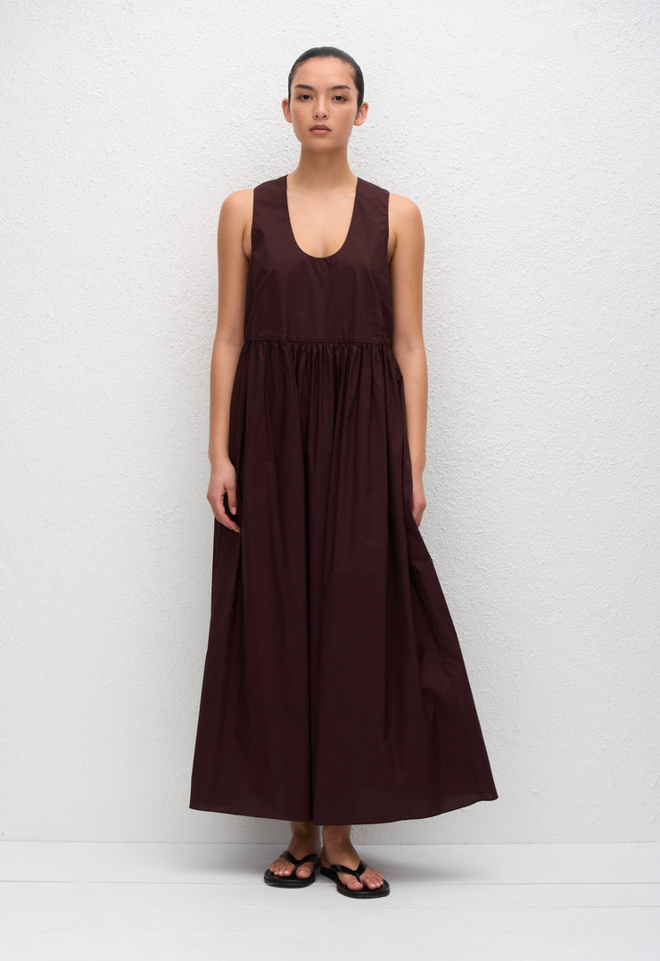 Deep U Sundress - Aubergine - Matteau