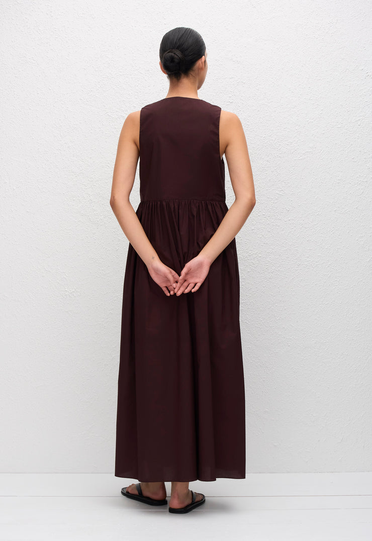 Deep U Sundress - Aubergine - Matteau