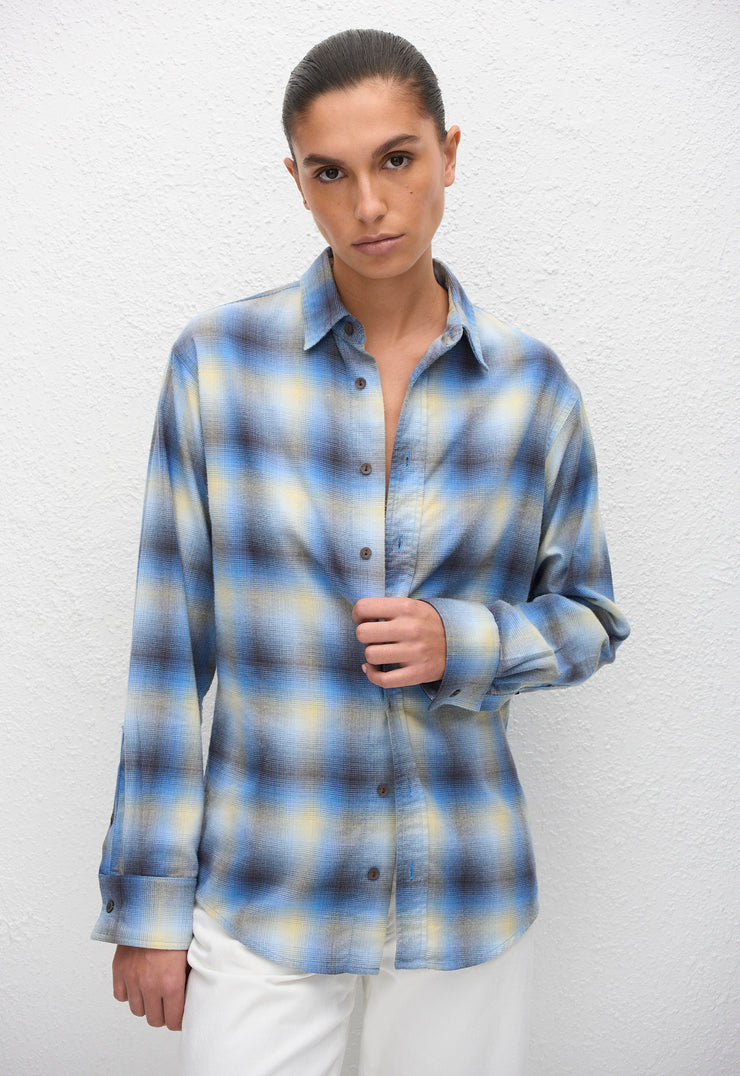 Flannel Shirt - Ocean Check - Matteau