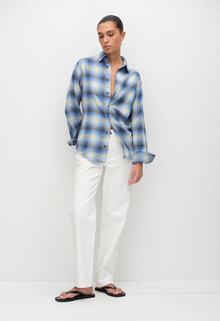 Flannel Shirt - Ocean Check - Matteau