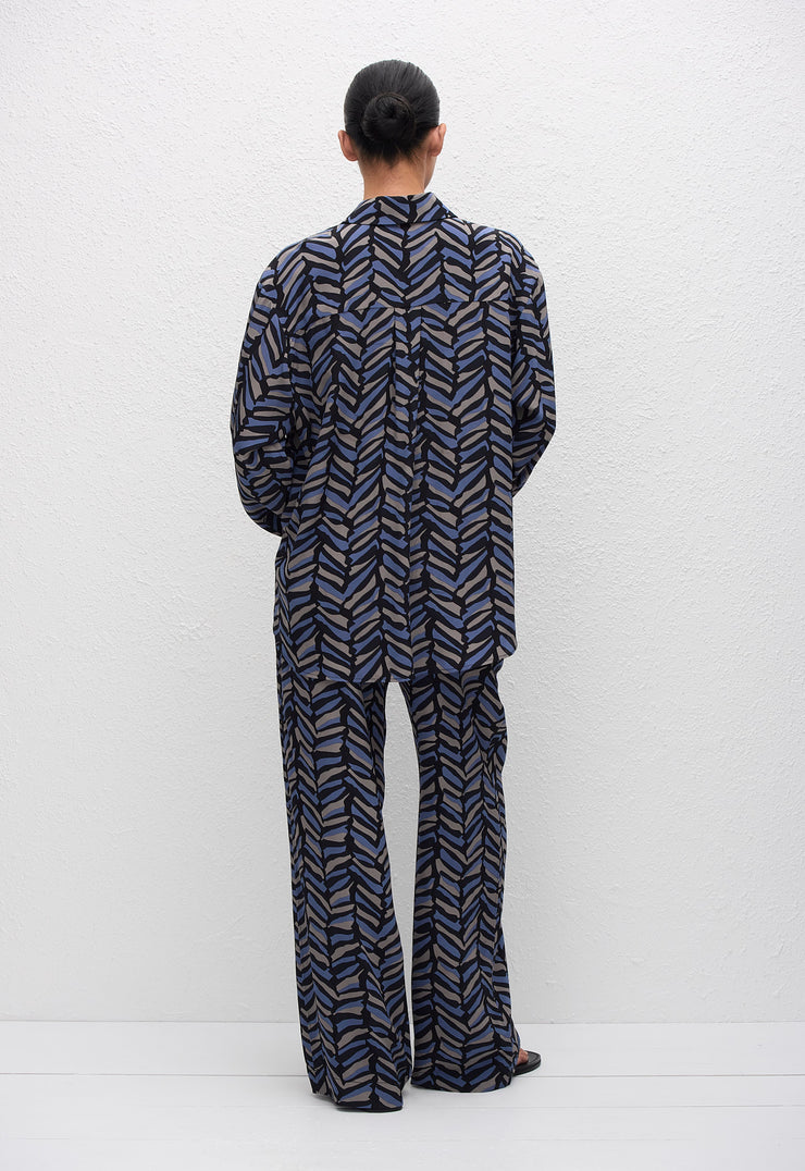 Long Sleeve Silk Shirt - Palermo - Matteau