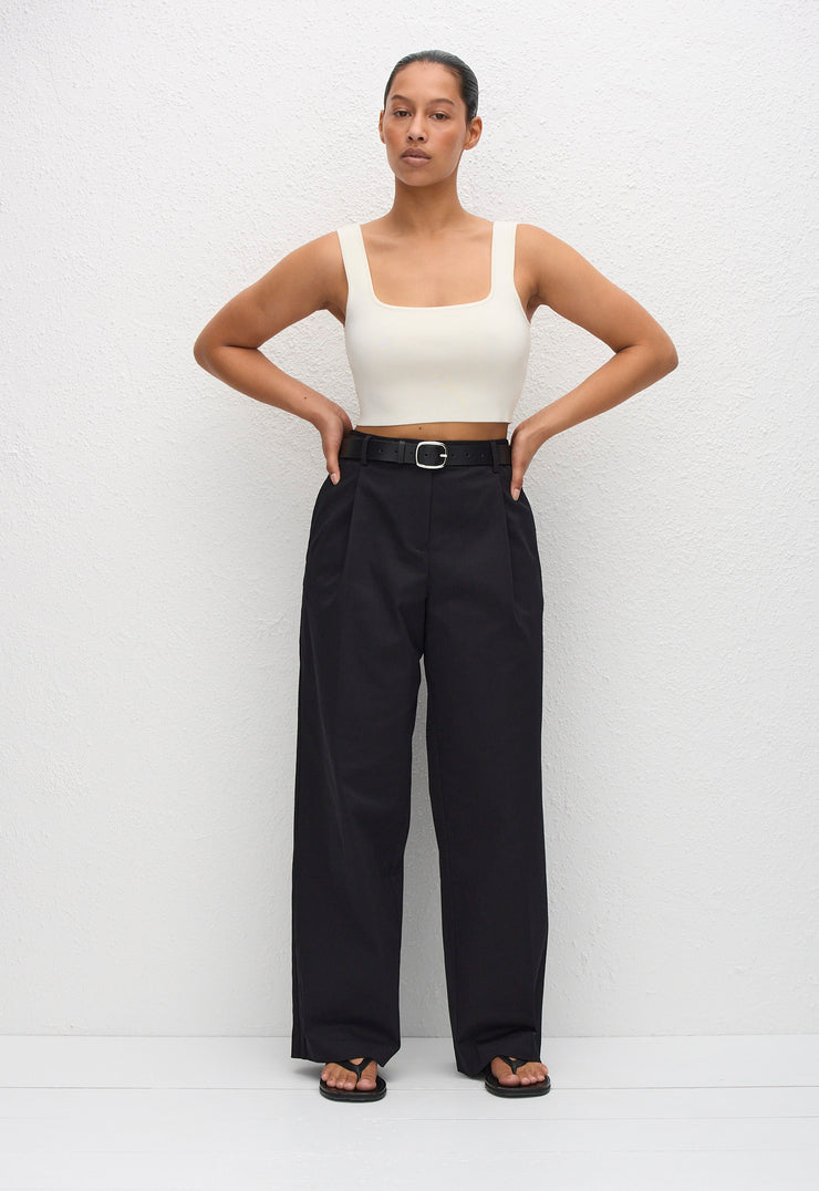 Nineties Crop Tank - Ecru - Matteau