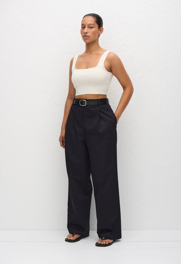 Nineties Crop Tank - Ecru - Matteau