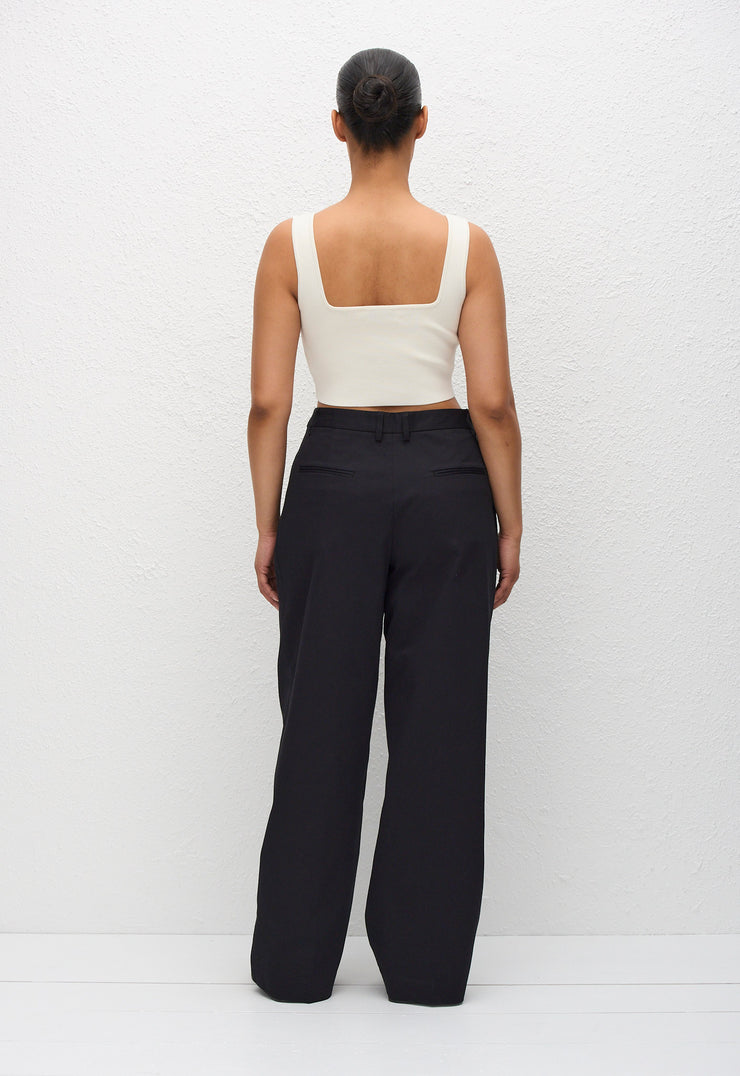 Nineties Crop Tank - Ecru - Matteau