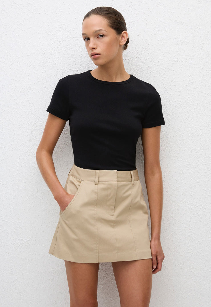 Utility Mini Skirt - Sand - Matteau