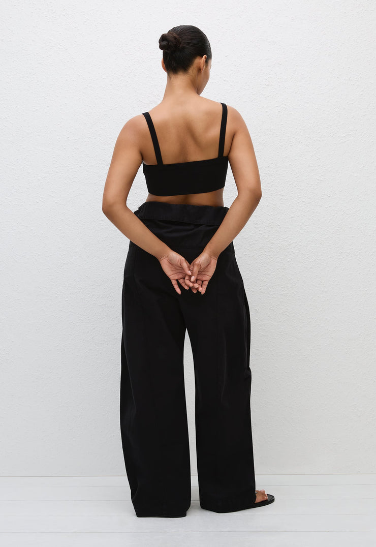 Fisherman Drawcord Pant - Black - Matteau