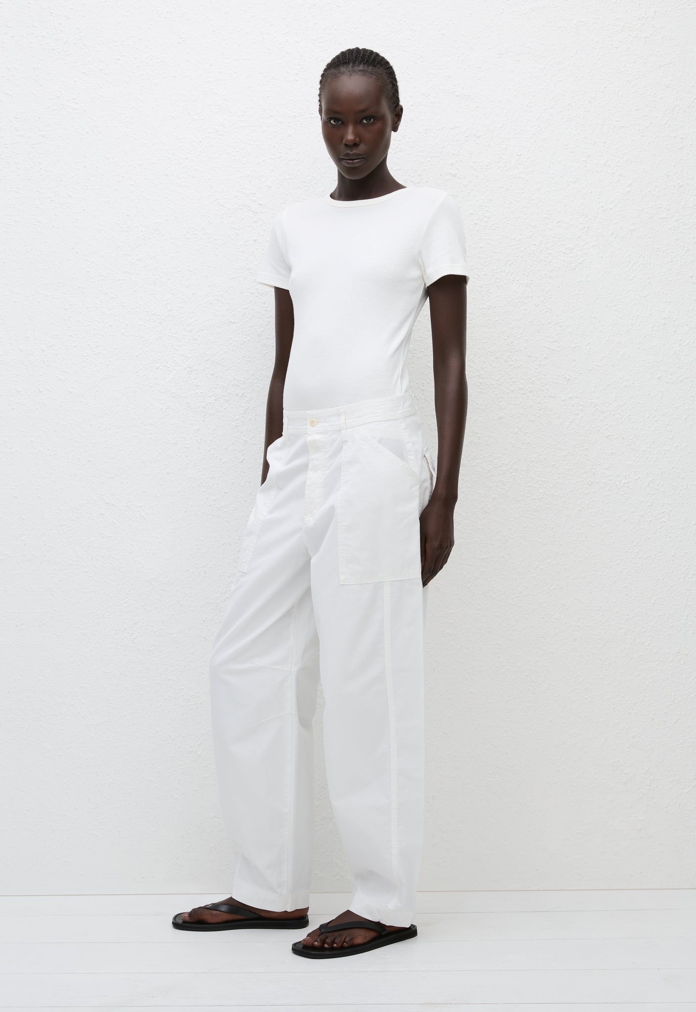 Relaxed Cargo Pant - Chalk - Matteau