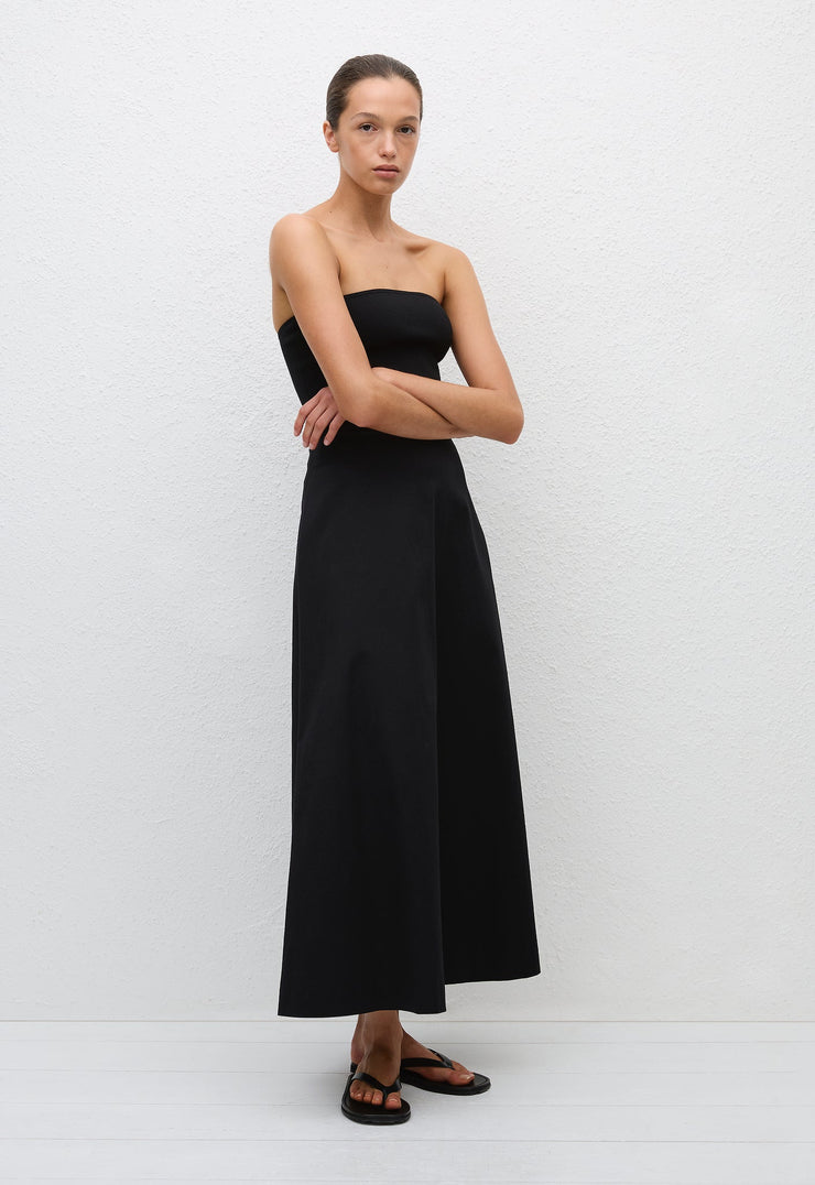 A-Line Skirt - Black - Matteau