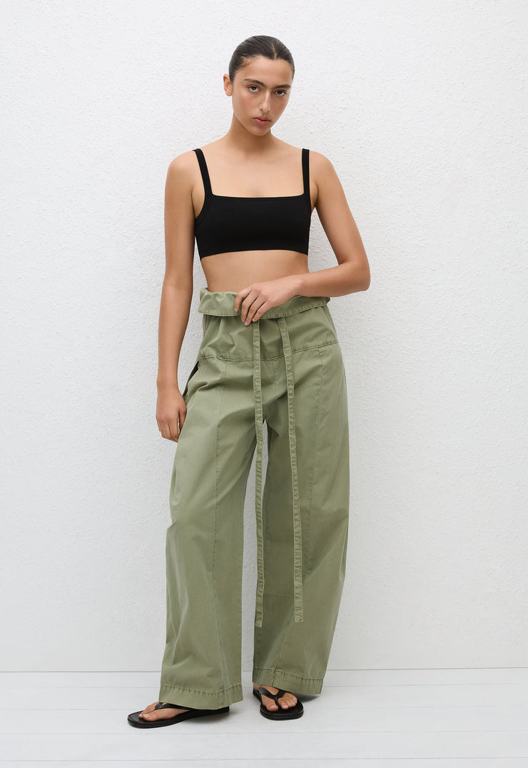 Fisherman Drawcord Pant - Oregano - Matteau