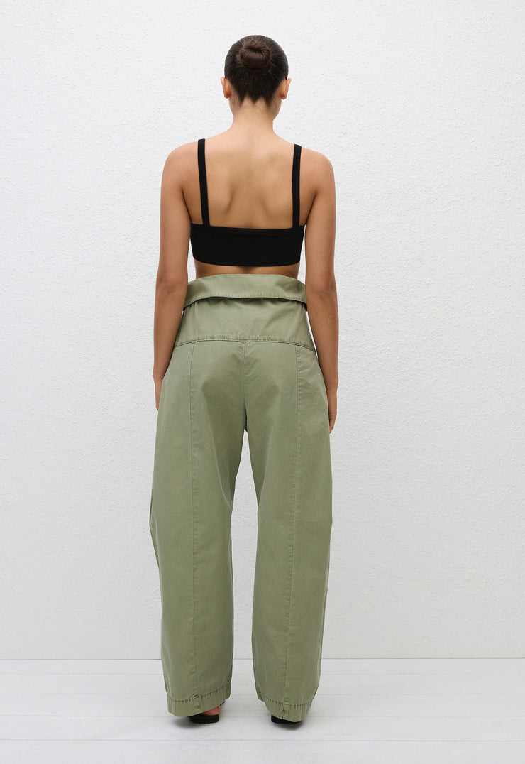Fisherman Drawcord Pant - Oregano - Matteau