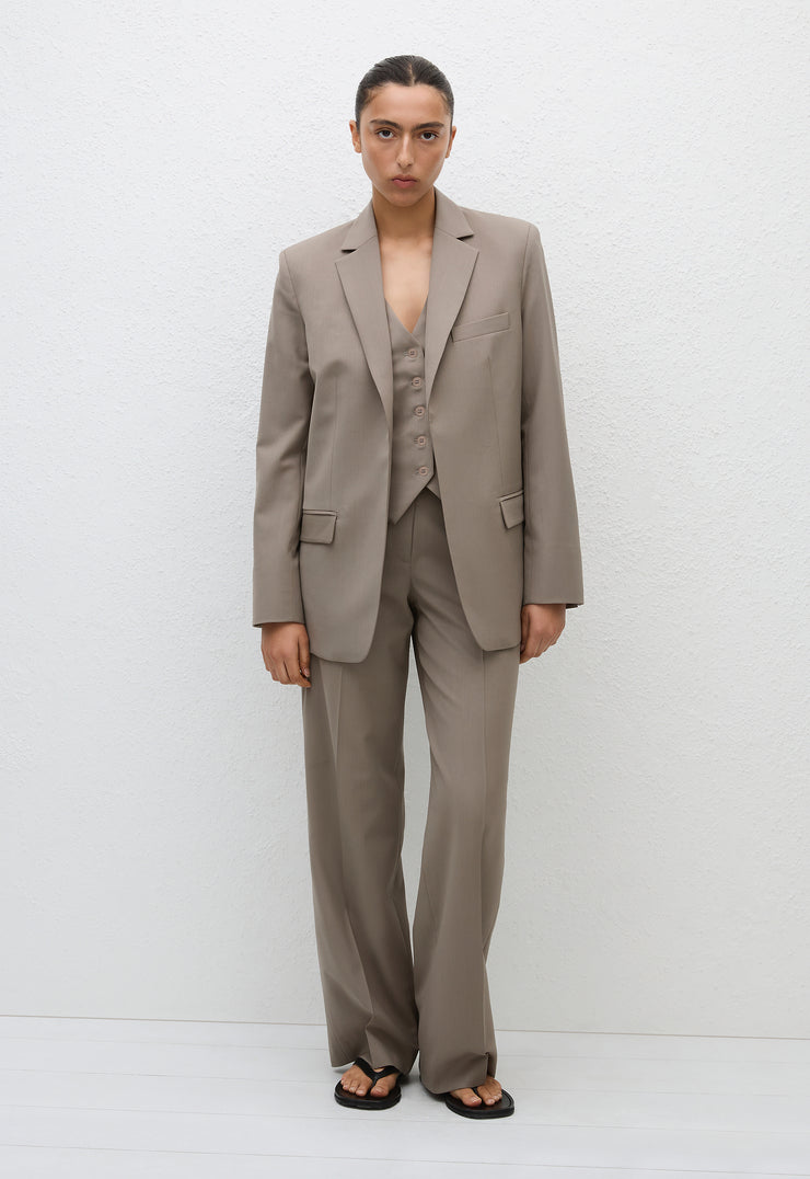 Tailored Waistcoat - Taupe - Matteau