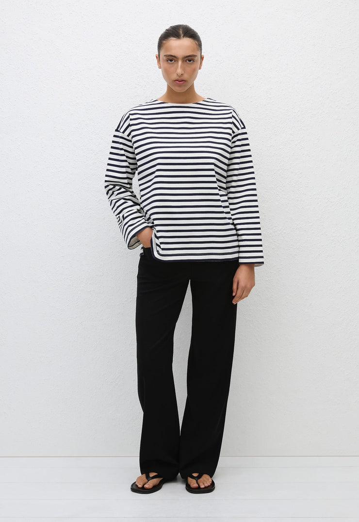 Breton Stripe Tee - Navy/White - Matteau