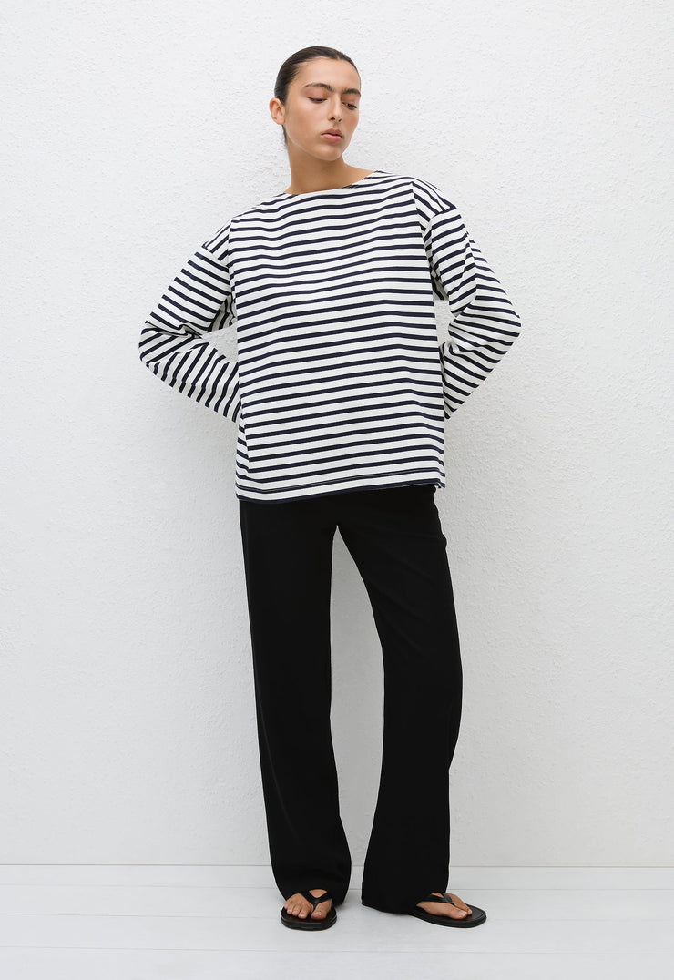 Breton Stripe Tee - Navy/White - Matteau