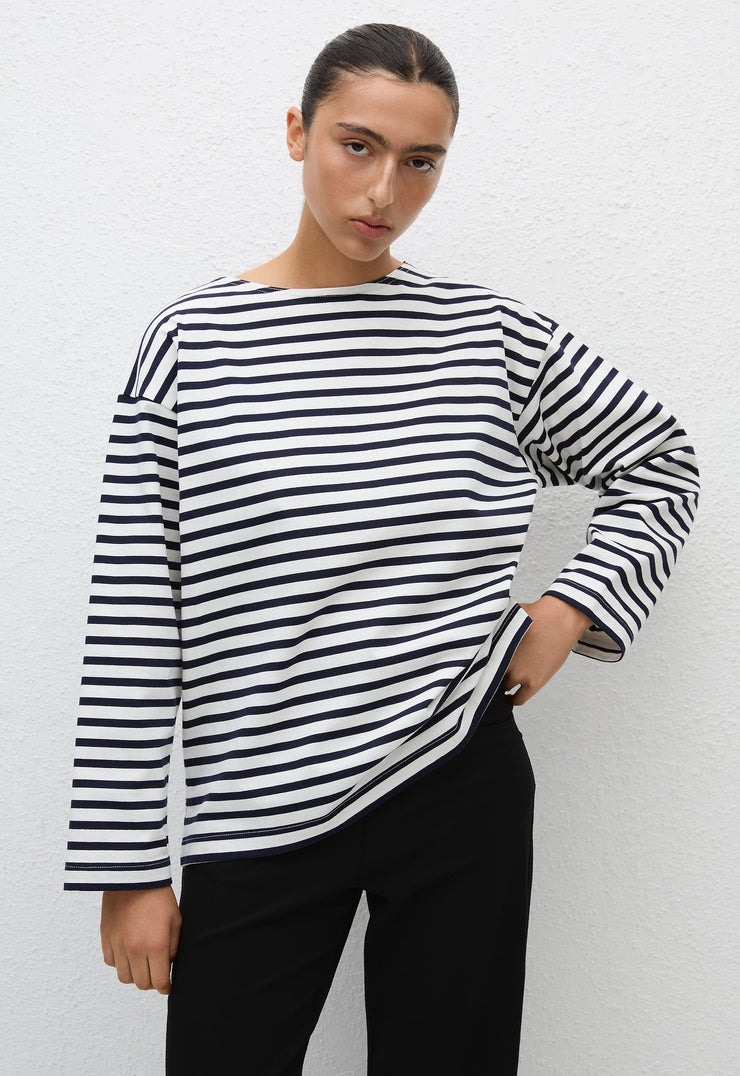 Breton Stripe Tee - Navy/White - Matteau