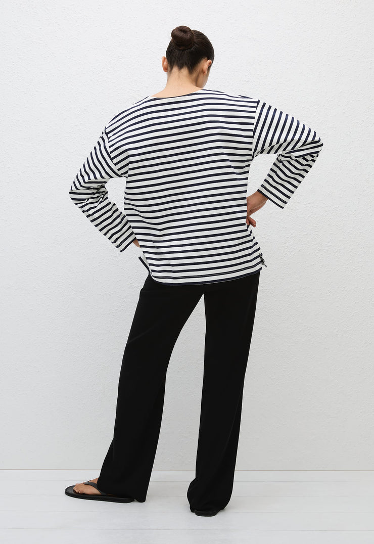 Breton Stripe Tee - Navy/White - Matteau