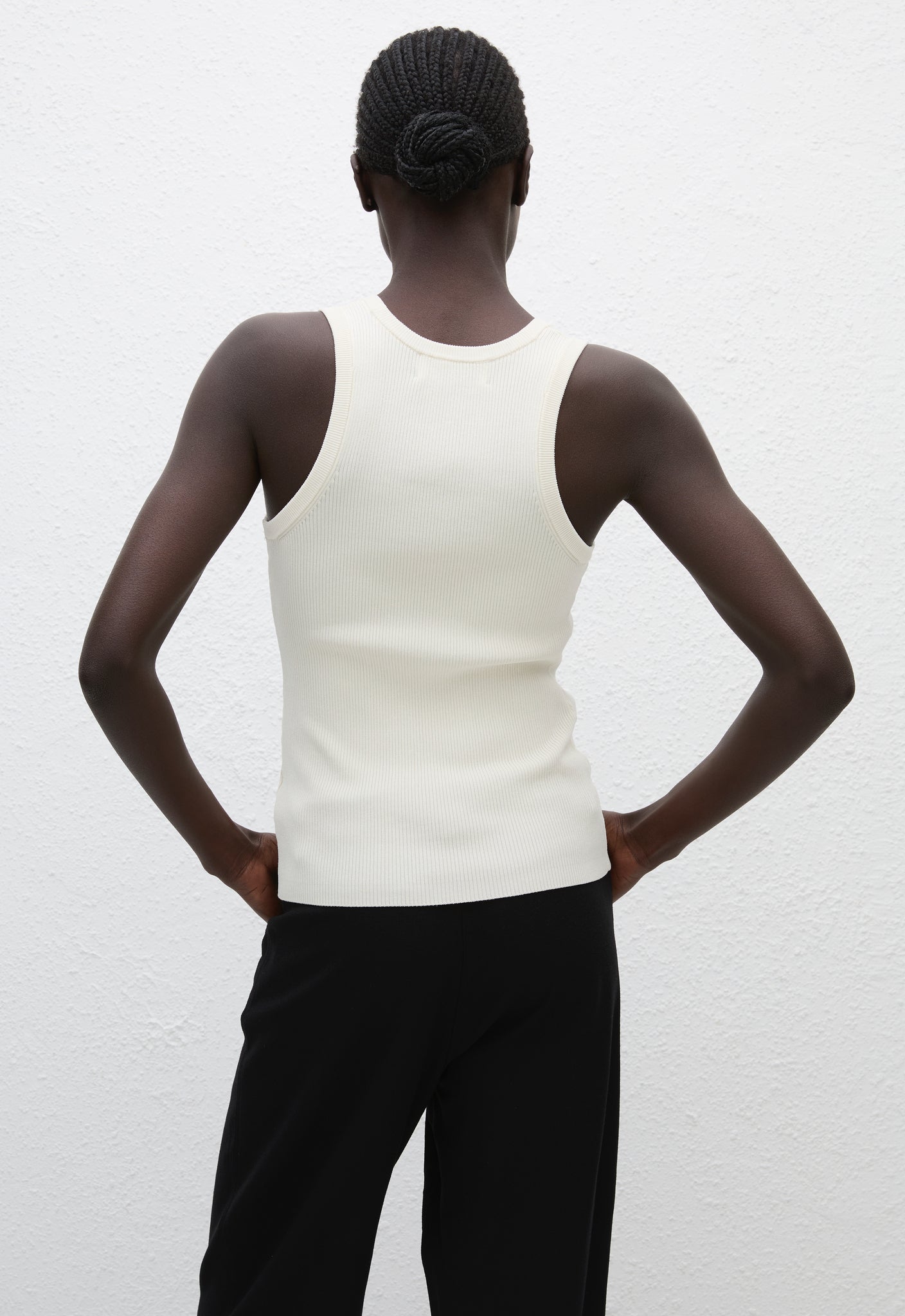 Ribbed Tank - Ecru - Matteau