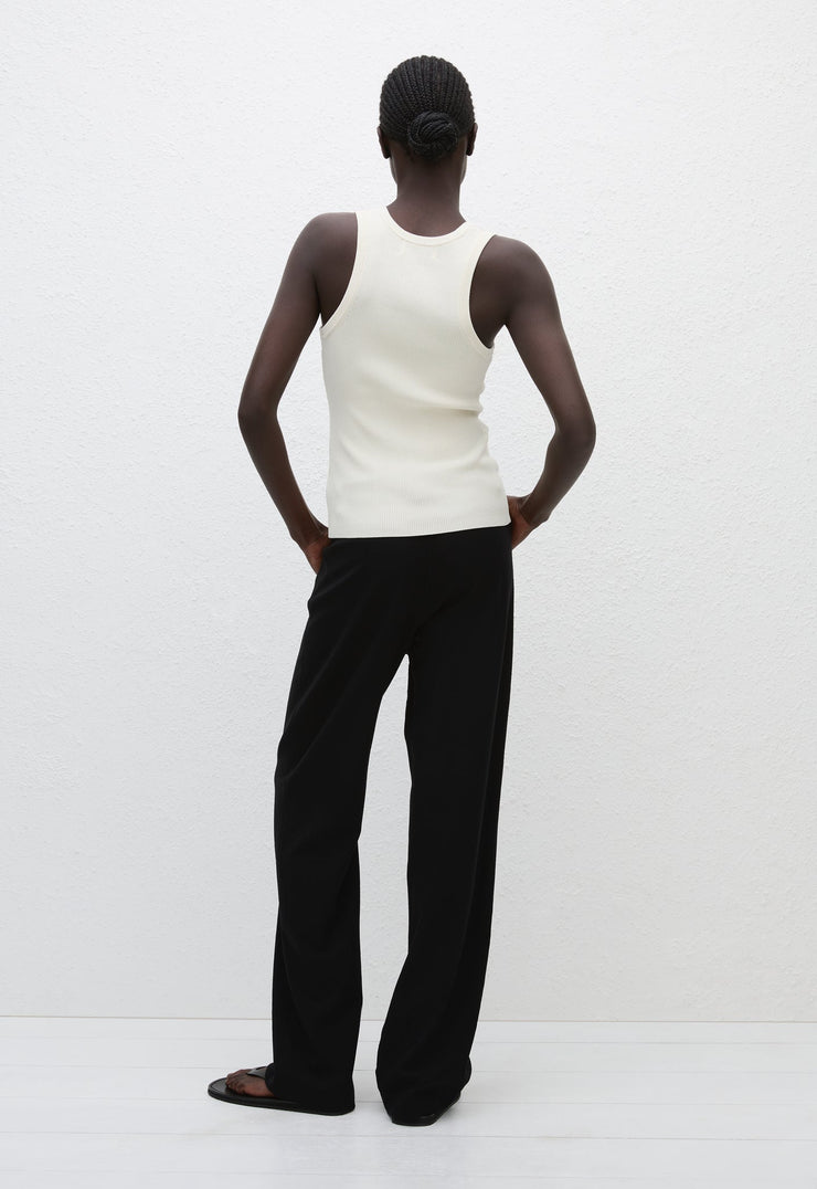 Ribbed Tank - Ecru - Matteau