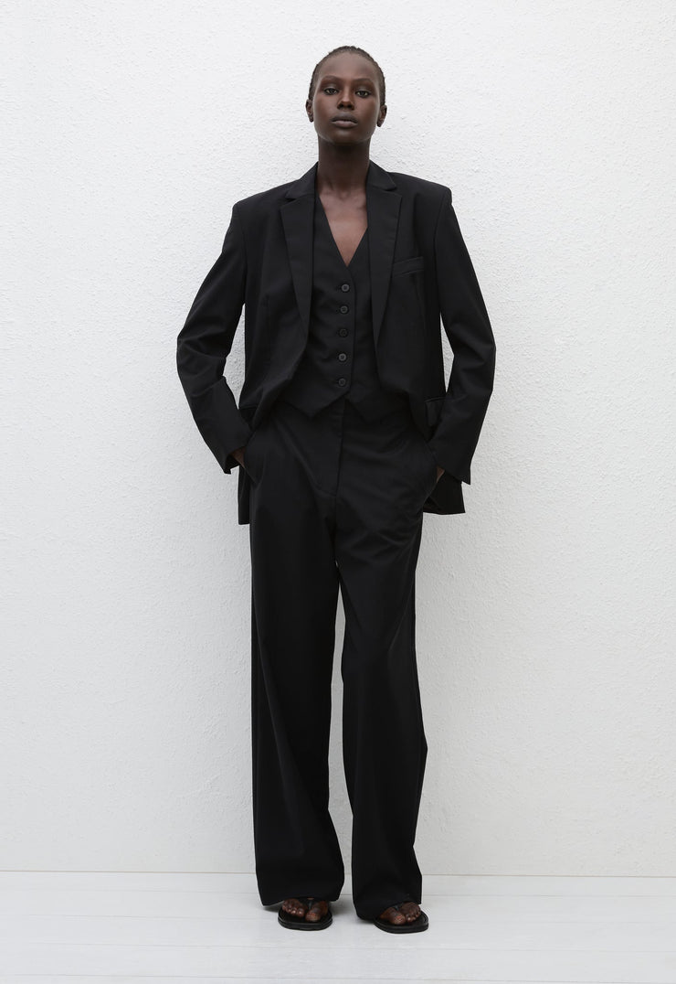 Tailored Waistcoat - Black - Matteau