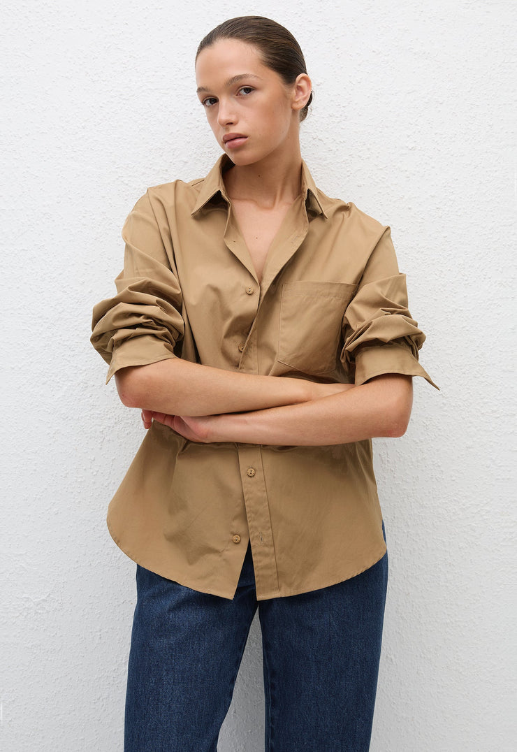 Classic Pocket Shirt - Stone - Matteau
