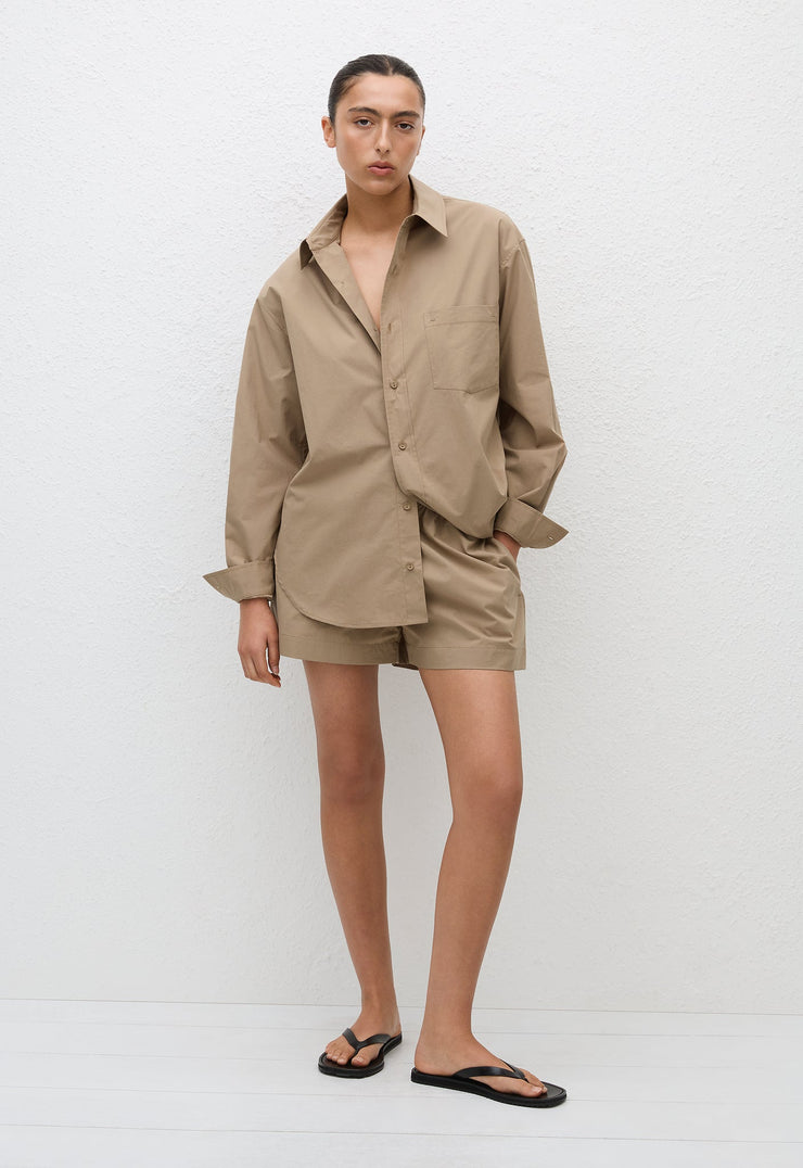 Relaxed Shirt - Stone - Matteau