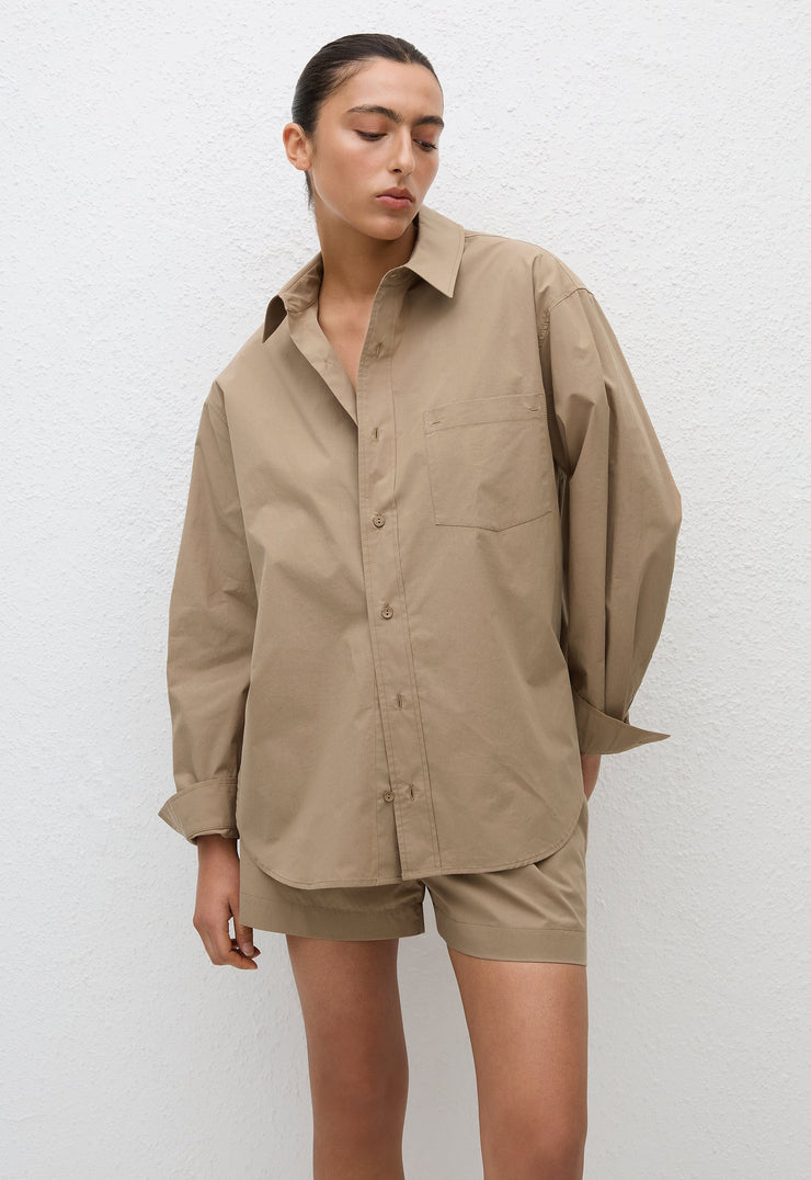 Relaxed Shirt - Stone - Matteau