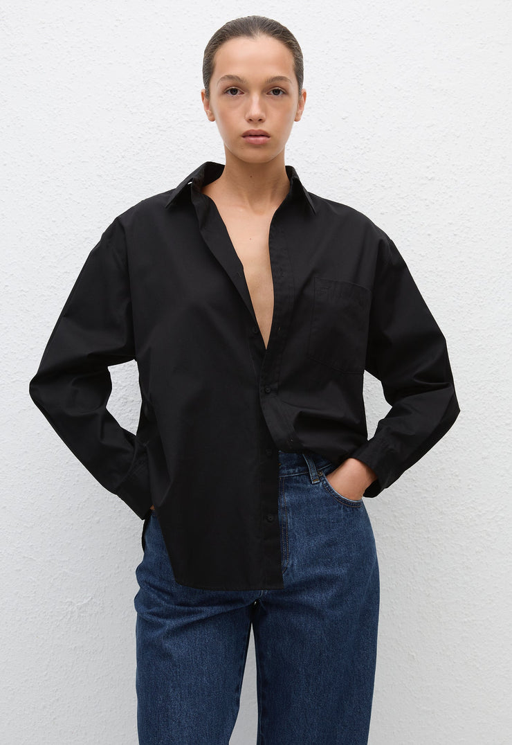 Classic Pocket Shirt - Black - Matteau