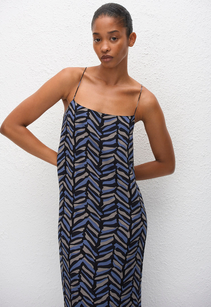 Square Cami Midi Dress - Palermo - Matteau