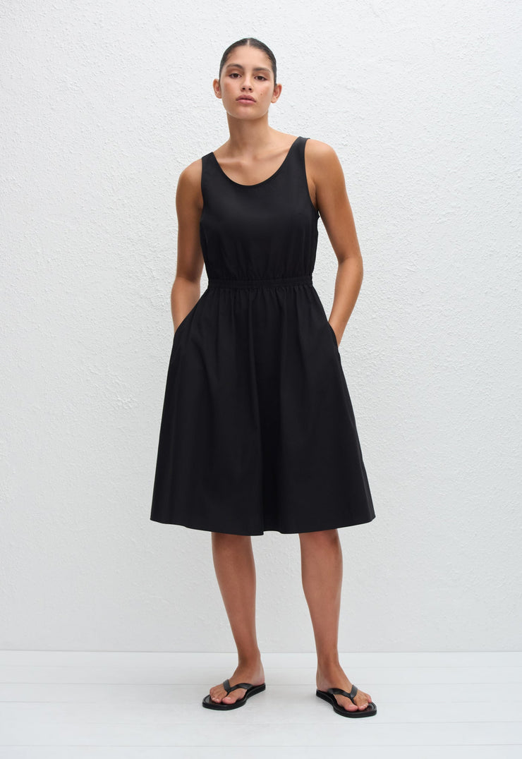 Tank Midi Dress - Black - Matteau