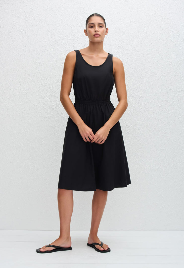 Tank Midi Dress - Black - Matteau