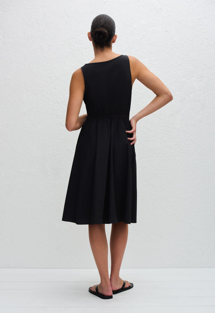 Tank Midi Dress - Black - Matteau
