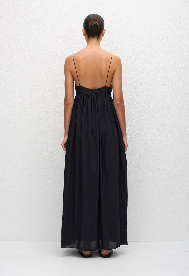 Voluminous Bralette Dress - Black - Matteau