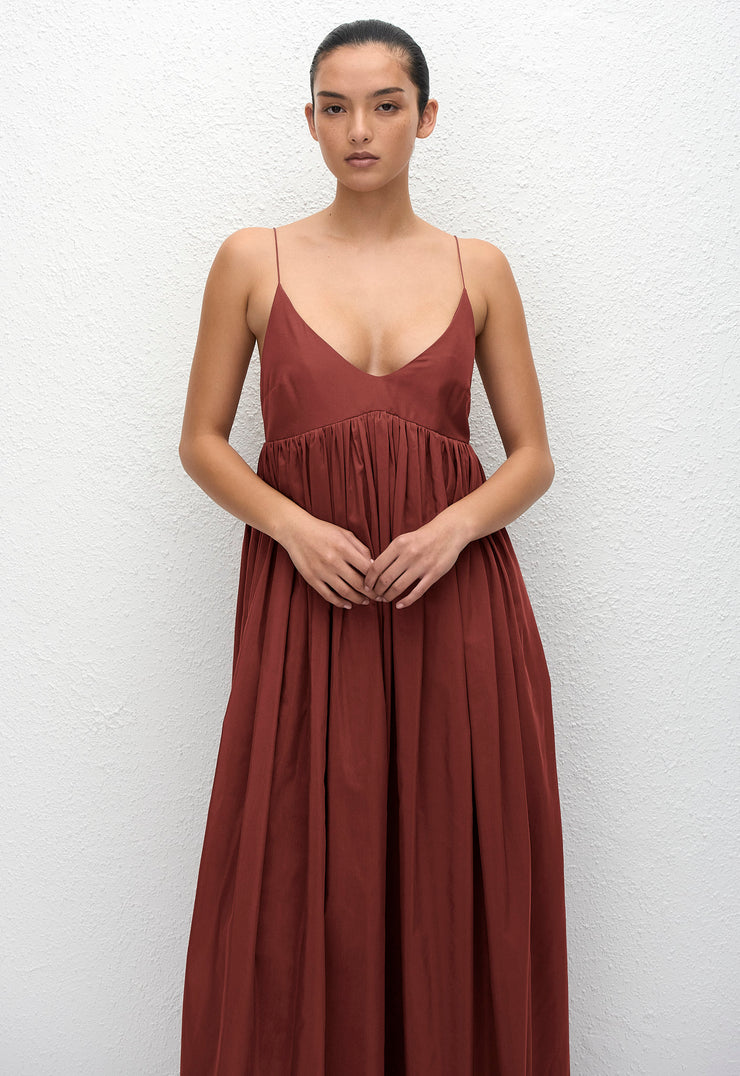 Voluminous Bralette Dress - Maroc - Matteau