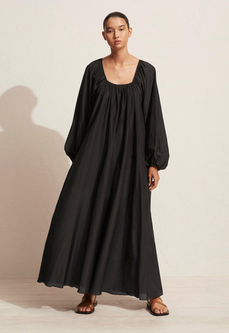 Decolette Dress - Black - Matteau