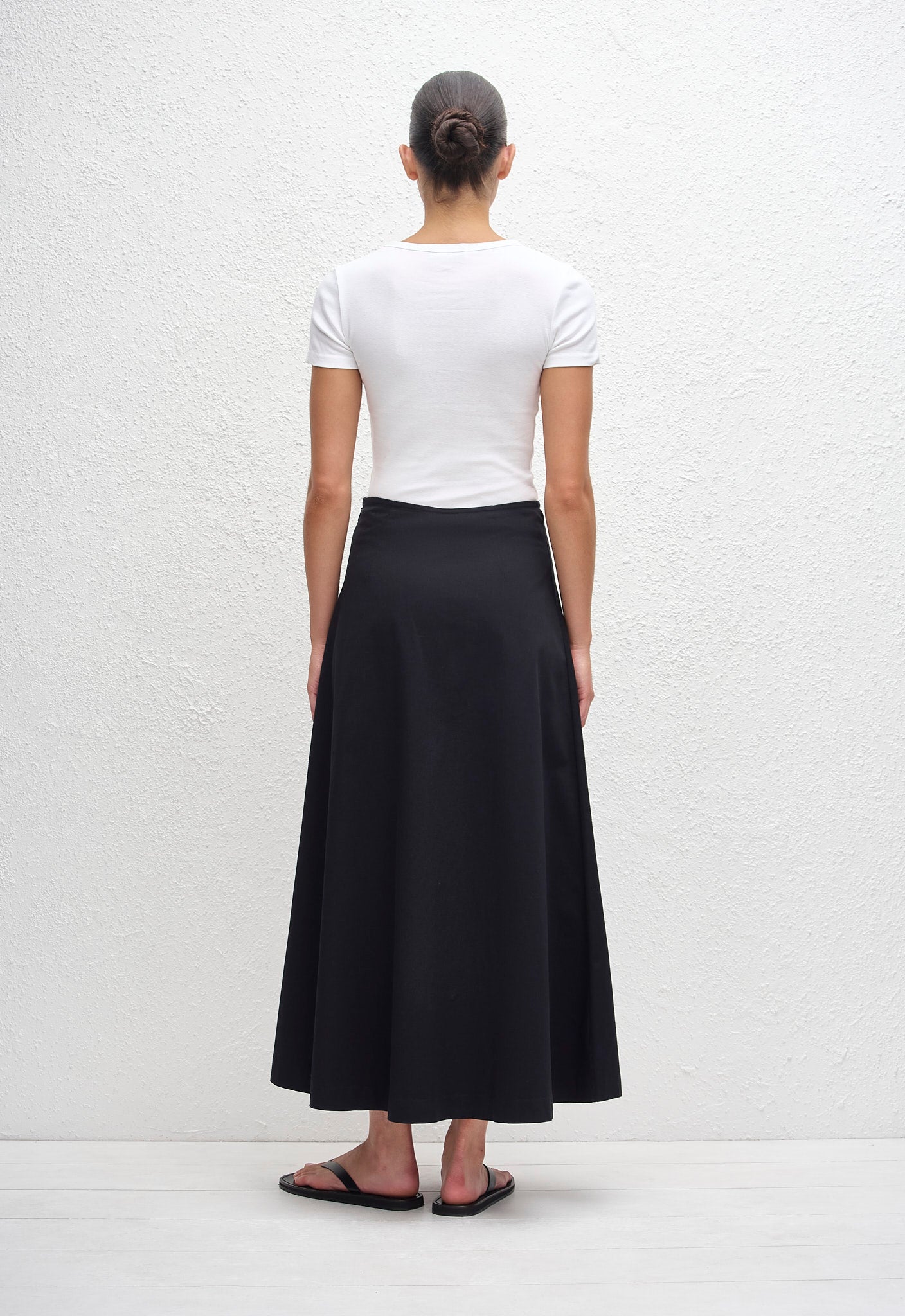 A-Line Skirt - Black - Matteau
