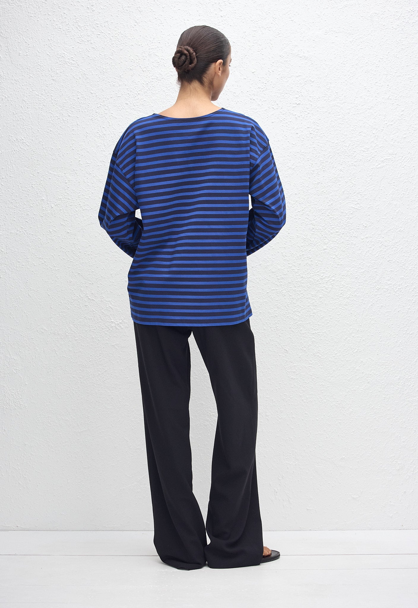 Breton Stripe Tee - Blue/Navy Stripe - Matteau