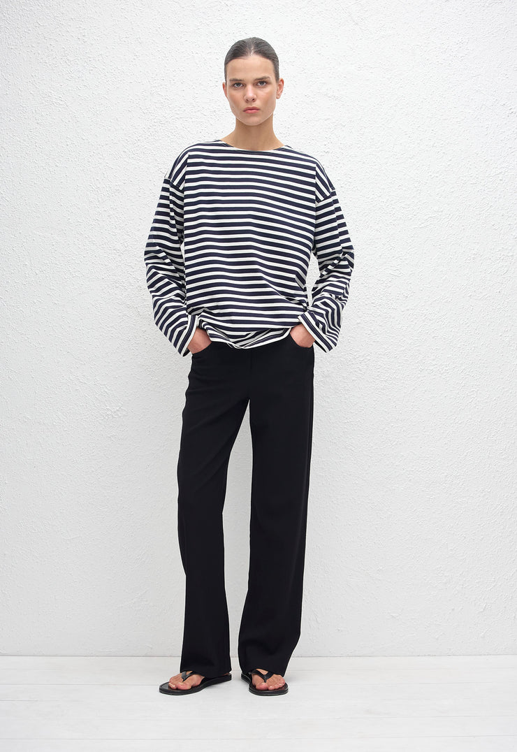 Breton Stripe Tee - French Navy - Matteau