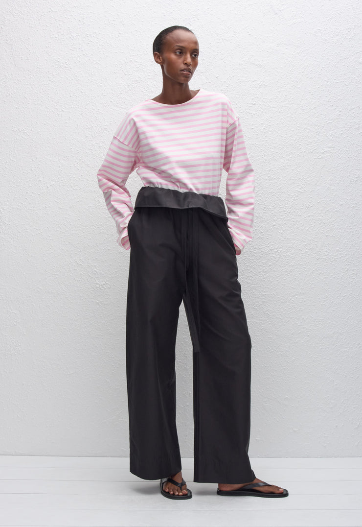 Breton Stripe Tee - Rose/White - Matteau