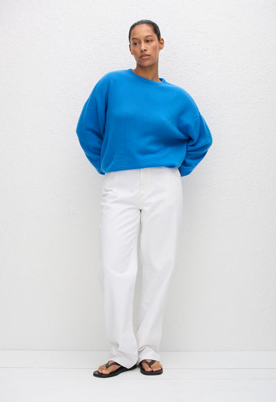 Cashmere Crew Sweater - Cornflower - Matteau