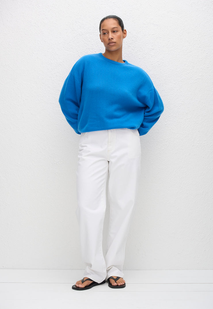 Cashmere Crew Sweater - Cornflower - Matteau