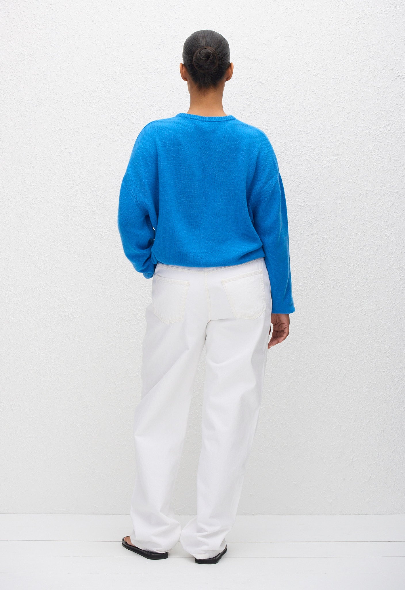 Cashmere Crew Sweater - Cornflower - Matteau