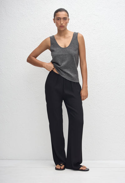 Cashmere Tank - Charcoal - Matteau