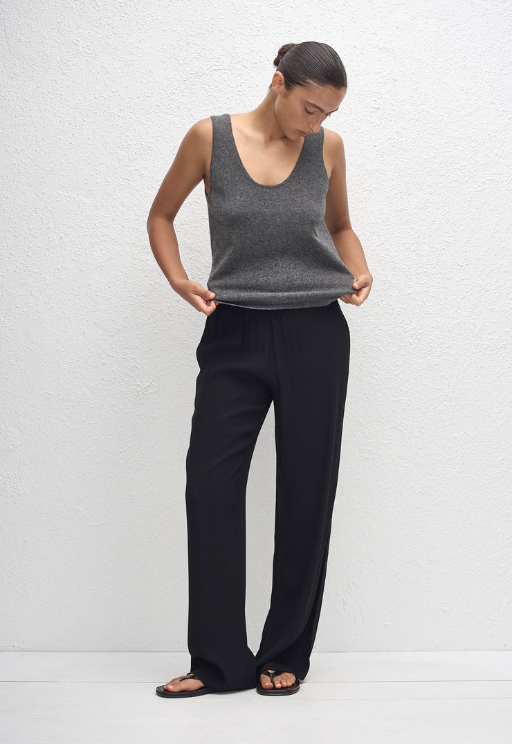 Cashmere Tank - Charcoal - Matteau