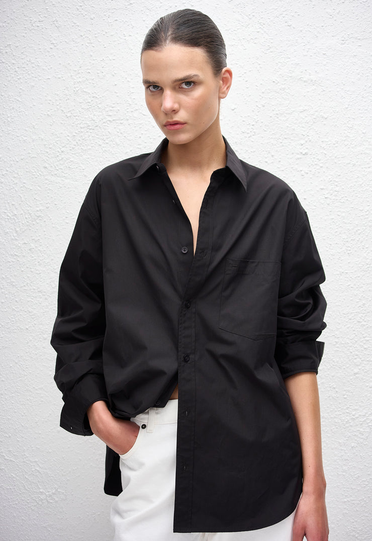 Classic Pocket Shirt - Black - Matteau