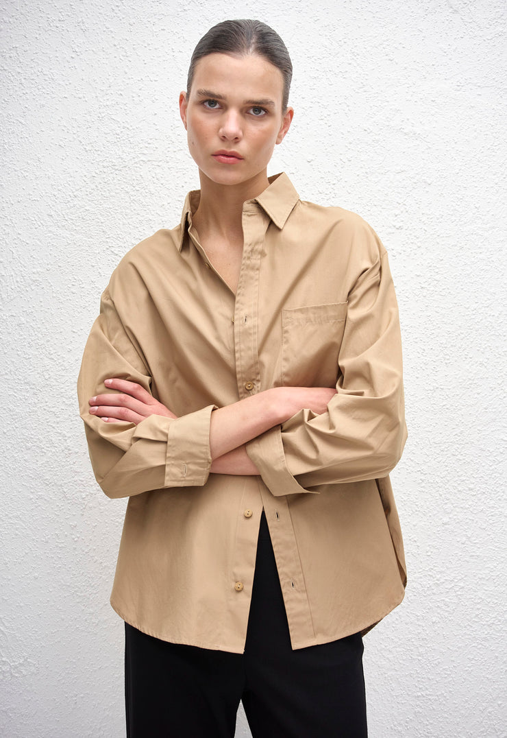 Classic Pocket Shirt - Stone - Matteau