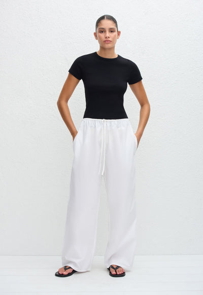 Drawcord Pant - White - Matteau