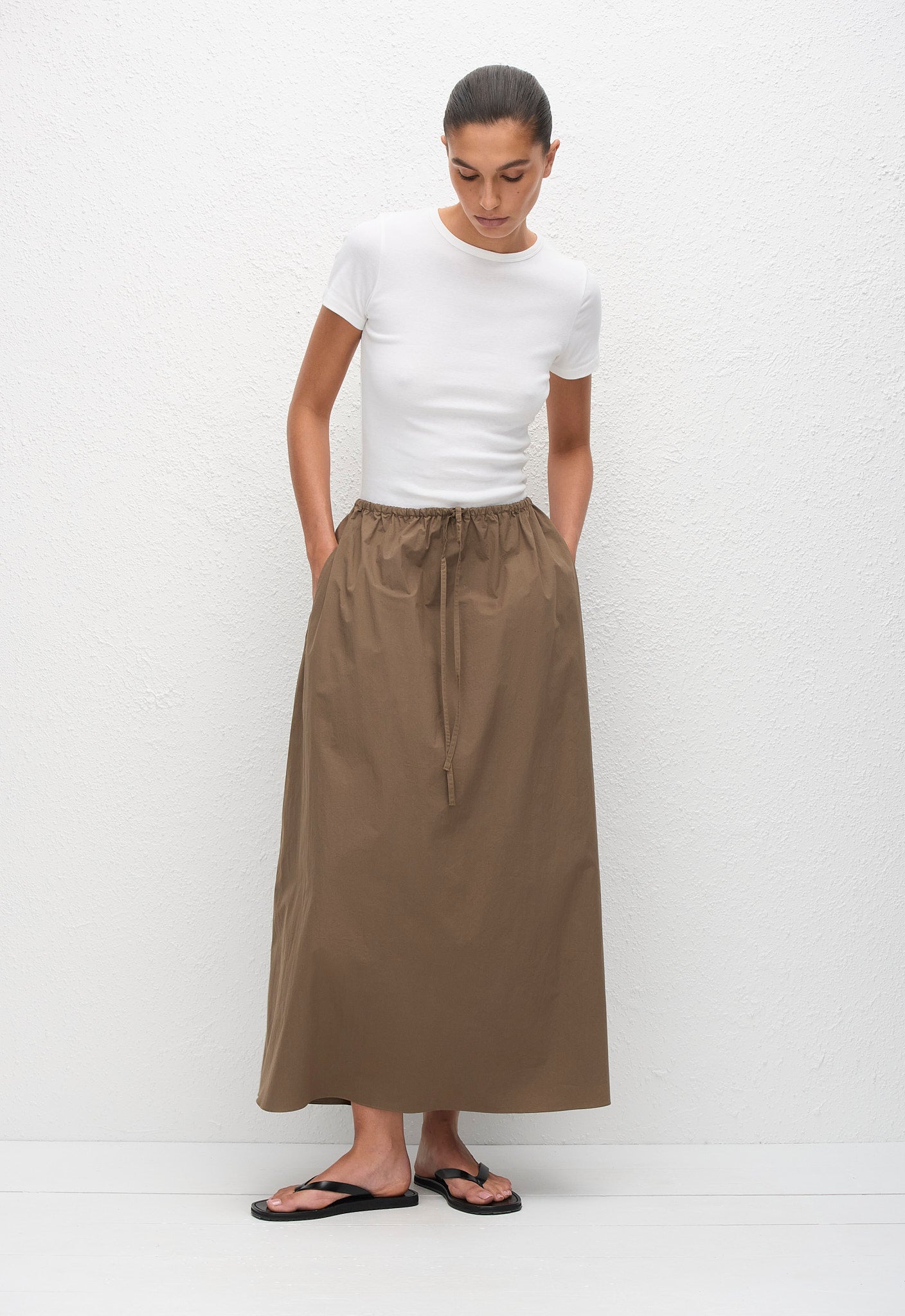 Drawcord Skirt - Birch - Matteau